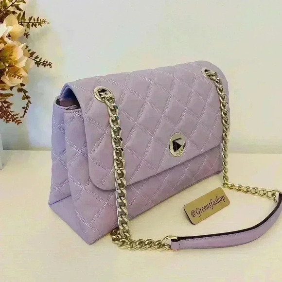 Kate Spade Purse Natalia Shoulder Bag Lilac Frost - Picture 4 of 12
